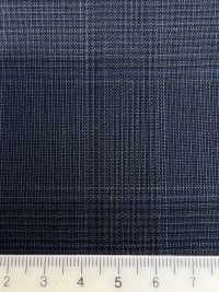 2MK4454 26SS Miyuki Textile MIYUKI ESSENTIALS ACTIVA Navy Check Miyuki Wollmühlen Unterfoto