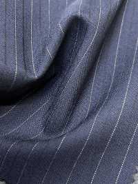 2ML4556 26SS Miyuki Textile MIYUKI Essentials TROPICS Navy Stripe Miyuki Wollmühlen Unterfoto