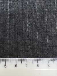 2ML4560 26SS Miyuki Textile MIYUKI Essentials TROPICS Charcoal Heaven Gray Stripe Miyuki Wollmühlen Unterfoto