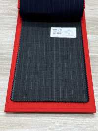 2ML4560 26SS Miyuki Textile MIYUKI Essentials TROPICS Charcoal Heaven Gray Stripe Miyuki Wollmühlen Unterfoto