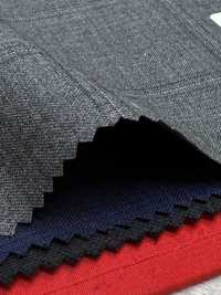 2ML4582 26SS Miyuki Textile MIYUKI Essentials TROPICS Mittelgrau Kariert Miyuki Wollmühlen Unterfoto