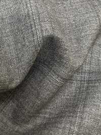 2ML4582 26SS Miyuki Textile MIYUKI Essentials TROPICS Mittelgrau Kariert Miyuki Wollmühlen Unterfoto