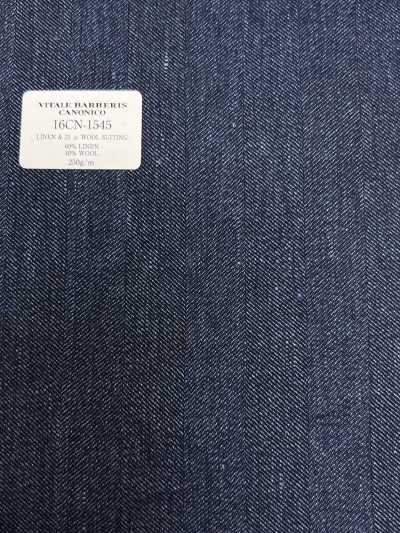 16CN1545 26SS VBC Vitale Barberis Canonico Anzugstoff aus Leinen & 21 μ Wolle
