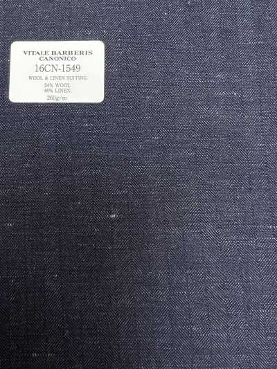 16CN1549 26SS VBC Vitale Barberis Canonico Anzugstoff aus Wolle & Leinen