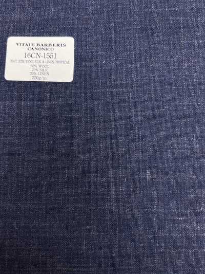 16CN1551 26SS VBC Vitale Barberis Canonico SUPERSONIC NATURAL STRETCH WOLLE SEIDE & LEINEN TROPICAL