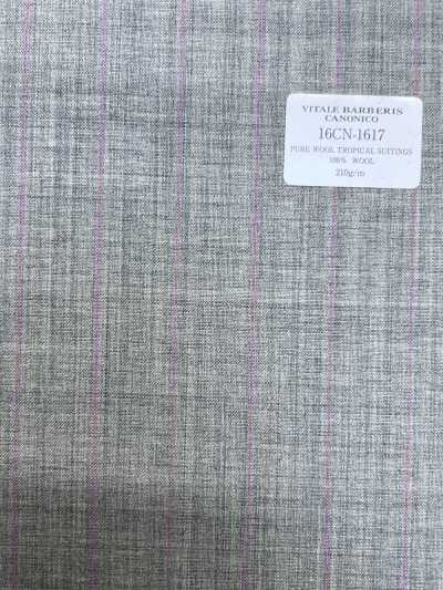 16CN1617 26SS VBC Vitale Barberis Canonico Tropical-Anzugstoffe aus reiner Wolle