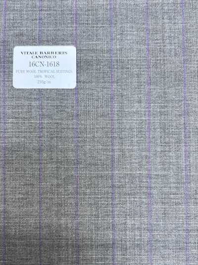 16CN1618 26SS VBC Vitale Barberis Canonico Tropical-Anzugstoffe aus reiner Wolle