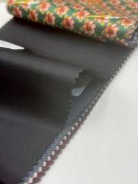 URJ-101 Italienisches Material, 100 % Cupro, Bedrucktes Futter, Einfarbig Schwarz.[Beschichtung] TKS Unterfoto