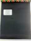 URJ-101 Italienisches Material, 100 % Cupro, Bedrucktes Futter, Einfarbig Schwarz.