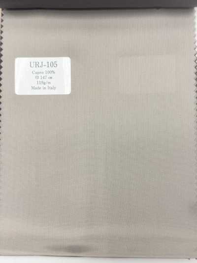 URJ-105 Hergestellt in Italien 100 % Cupro, bedrucktes Futter, uni beige