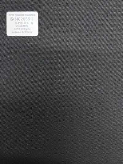 M02055-1 KUNISHIMA1850 Exklusive Linie 【SUPER EXCLUSIVE GABARDINE】 Uni Schwarz