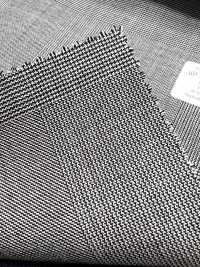M02053-9 KUNISHIMA1850 Exklusivlinie [Extrafeine Wolle 140er] Schwarz-Weißes Glen-Check-Muster[Textil] Kunishima Co., Ltd. Unterfoto