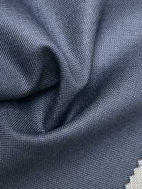M02054-2 KUNISHIMA1850 Exklusivlinie 【Extrafeine Wolle 140er】 Blaues Haifischleder[Textil] Kunishima Co., Ltd. Unterfoto