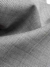M02054-9 KUNISHIMA1850 Exklusivlinie [Extrafeine Wolle 140er] Schwarz-weißes Haifischleder[Textil] Kunishima Co., Ltd. Unterfoto