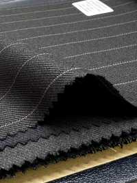 M02059-4 KUNISHIMA1850 Exklusive Linie [Superfeines Kammgarn] Grauer Nadelstreifen[Textil] Kunishima Co., Ltd. Weitere Fotos