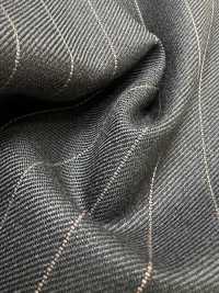 M02059-4 KUNISHIMA1850 Exklusive Linie [Superfeines Kammgarn] Grauer Nadelstreifen[Textil] Kunishima Co., Ltd. Weitere Fotos