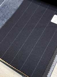 M02060-2 KUNISHIMA1850 Exklusivlinie 【Superfeines Kammgarn】Marineblau Mit Kreidestreifen[Textil] Kunishima Co., Ltd. Unterfoto