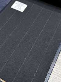 M02060-4 KUNISHIMA1850 Exklusivlinie 【Superfeines Kammgarn】Grauer Kreidestreifen[Textil] Kunishima Co., Ltd. Unterfoto
