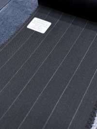 M02062-4 KUNISHIMA1850 Exklusivlinie 【Superfeines Kammgarn】Marineblaues Fischgrätmuster[Textil] Kunishima Co., Ltd. Unterfoto