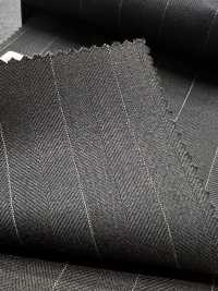 M02062-4 KUNISHIMA1850 Exklusivlinie 【Superfeines Kammgarn】Marineblaues Fischgrätmuster[Textil] Kunishima Co., Ltd. Unterfoto