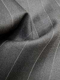 M02062-4 KUNISHIMA1850 Exklusivlinie 【Superfeines Kammgarn】Marineblaues Fischgrätmuster[Textil] Kunishima Co., Ltd. Unterfoto