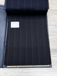M02062-4 KUNISHIMA1850 Exklusivlinie 【Superfeines Kammgarn】Marineblaues Fischgrätmuster[Textil] Kunishima Co., Ltd. Unterfoto
