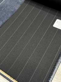 M02062-8 KUNISHIMA1850 Exklusivlinie 【Superfeines Kammgarn】Braunes Fischgrätmuster[Textil] Kunishima Co., Ltd. Unterfoto