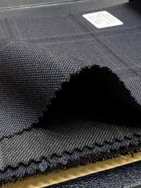 M02063-3 KUNISHIMA1850 Exklusivlinie 【Superfeines Kammgarn】Blaues Karomuster[Textil] Kunishima Co., Ltd. Unterfoto
