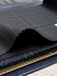 M02063-5 KUNISHIMA1850 Exklusivlinie 【Superfeines Kammgarn】Grau Kariert[Textil] Kunishima Co., Ltd. Unterfoto