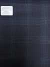 M02064-2 KUNISHIMA1850 Exklusivlinie 【Superfeines Kammgarn】Marineblau Meliertes Karomuster
