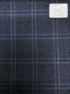 M02065-3 KUNISHIMA1850 Exklusive Linie [Superfeines Kammgarn] Blau meliertes Karo