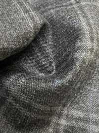M02065-4 KUNISHIMA1850 Exklusivlinie 【Superfeines Kammgarn】Grau Meliert Kariert[Textil] Kunishima Co., Ltd. Unterfoto