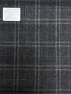 M02065-4 KUNISHIMA1850 Exklusivlinie 【Superfeines Kammgarn】Grau Meliert Kariert