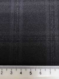 M02066-4 KUNISHIMA1850 Exklusivlinie 【Superfeines Kammgarn】Grau Meliert Kariert[Textil] Kunishima Co., Ltd. Unterfoto