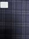 M02045-3 Exklusive Linie KUNISHIMA1850 【SOMO CASHMERE 100%】 Marineblaues 3D-Karomuster