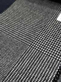 M02046-9 KUNISHIMA1850 Exklusivlinie 【SOMO KASCHMIR 100%】 Schwarz-Weiß-Karo[Textil] Kunishima Co., Ltd. Unterfoto