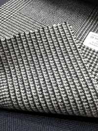 M02046-9 KUNISHIMA1850 Exklusivlinie 【SOMO KASCHMIR 100%】 Schwarz-Weiß-Karo[Textil] Kunishima Co., Ltd. Unterfoto