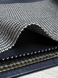 M02046-9 KUNISHIMA1850 Exklusivlinie 【SOMO KASCHMIR 100%】 Schwarz-Weiß-Karo[Textil] Kunishima Co., Ltd. Unterfoto
