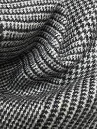 M02046-9 KUNISHIMA1850 Exklusivlinie 【SOMO KASCHMIR 100%】 Schwarz-Weiß-Karo[Textil] Kunishima Co., Ltd. Unterfoto