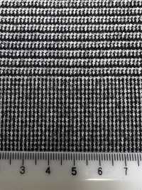 M02046-9 KUNISHIMA1850 Exklusivlinie 【SOMO KASCHMIR 100%】 Schwarz-Weiß-Karo[Textil] Kunishima Co., Ltd. Unterfoto