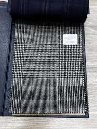 M02046-9 KUNISHIMA1850 Exklusivlinie 【SOMO KASCHMIR 100%】 Schwarz-Weiß-Karo[Textil] Kunishima Co., Ltd. Unterfoto
