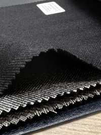 M02047-2 Exklusive Linie KUNISHIMA1850 【SOMO CASHMERE 100%】 Marineblaues Fischgrätenmuster[Textil] Kunishima Co., Ltd. Unterfoto