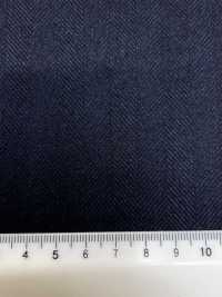 M02047-2 Exklusive Linie KUNISHIMA1850 【SOMO CASHMERE 100%】 Marineblaues Fischgrätenmuster[Textil] Kunishima Co., Ltd. Unterfoto
