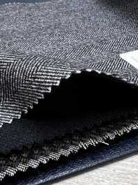 M02047-5 Exklusive Linie KUNISHIMA1850 【SOMO CASHMERE 100%】Graues Fischgrätenmuster[Textil] Kunishima Co., Ltd. Unterfoto