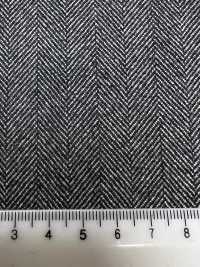 M02047-5 Exklusive Linie KUNISHIMA1850 【SOMO CASHMERE 100%】Graues Fischgrätenmuster[Textil] Kunishima Co., Ltd. Unterfoto