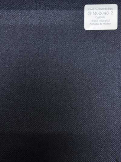 M02048-2 KUNISHIMA1850 Exklusive Linie [SOMO KASCHMIR 100 %] Marineblau uni