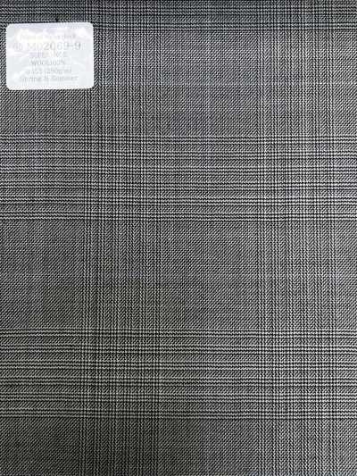 M02069-9 KUNISHIMA1850 Exklusive Linie [Prinzen-von-Wales-Karo] Schwarz-weißes Karo