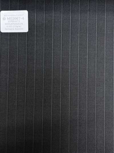 M02067-4 KUNISHIMA1850 Exklusive Linie [W/S Executive Stripe] Dunkel anthrazitgrauer Streifen