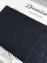 21522D-1 3-fädiges, Hochgedrehtes Garn, 100 % Wolle, DOMINX (Dominx) Schwarz[Textil] Kuzuri-Wollstoff (DOMINX) Unterfoto