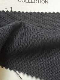 21522D-1 3-fädiges, Hochgedrehtes Garn, 100 % Wolle, DOMINX (Dominx) Schwarz[Textil] Kuzuri-Wollstoff (DOMINX) Unterfoto